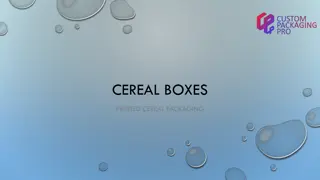 Cereal Boxes