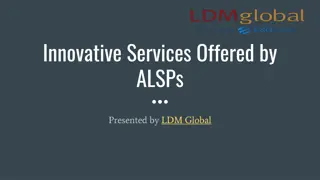 Innovative Services Offered by ALSPs