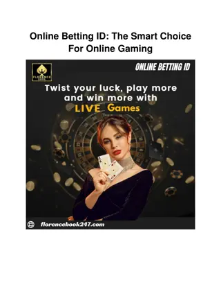 Online Betting ID_ The Smart Choice For Online Gaming