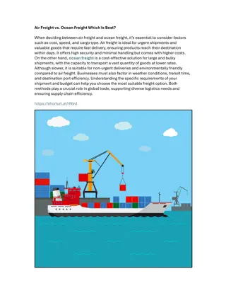 Air Freight vs. Ocean Freight Which Is Best