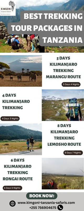 Best Trekking Tour Packages in Tanzania - Kimgoni Tanzania Safaris