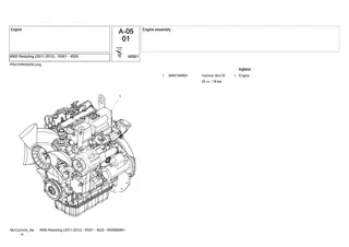 McCormick 4525 Tractor Parts Catalogue Manual Instant Download