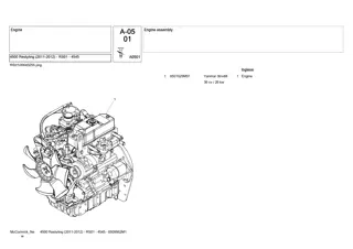 McCormick 4545 Tractor Parts Catalogue Manual Instant Download