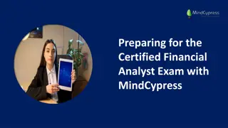 Preparing for the Certified Financial Analyst Exam with MindCypress