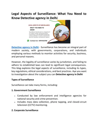 What You Need to Know Detective agency in Delhi