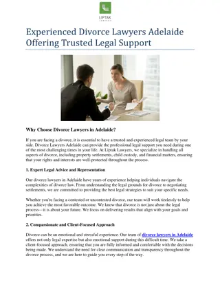 Experienced Divorce Lawyers Adelaide Offering Trusted Legal Support