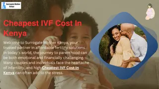 Cheapest IVF Cost In Kenya