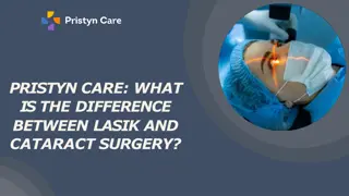 Pristyn Care - What Is the Difference Between LASIK and Cataract Surgery