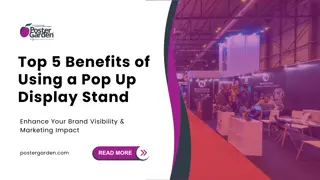 Unleash Your Brand: 5 Reasons to Choose Pop Up Displays