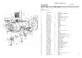 SAME mercury 85 special Tractor Parts Catalogue Manual Instant Download