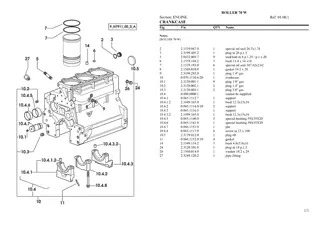 SAME roller 70 w Tractor Parts Catalogue Manual Instant Download