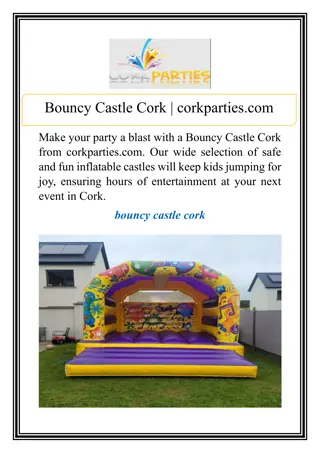 Bouncy Castle Cork | corkparties.com