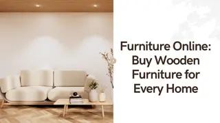 Furniture Online: Buy Wooden Furniture for Every Home