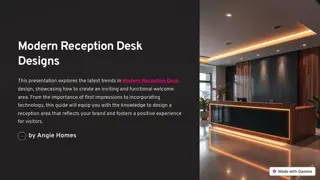 How to Choose the Perfect Modern Reception Desk for Your Business