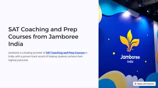 SAT Coaching and Preparation Courses: A Path to Success