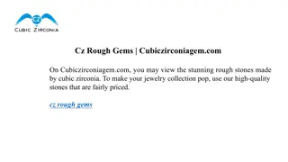 Cz Rough Gems | Cubiczirconiagem.com