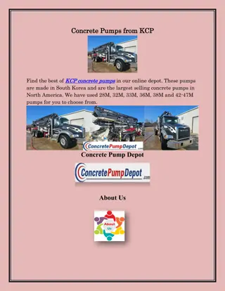 KCP Concrete Pumps, concretepumpdepot.com