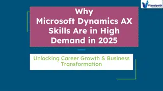 Best MicroSoft Dynamics Ax Training in India Visualpath