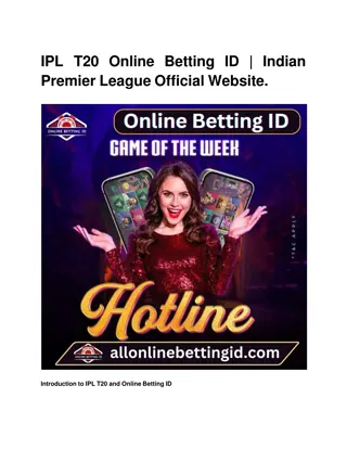 IPL T20 Online Betting ID _ Indian Premier League Official Website