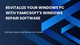 Revitalize Your Windows PC with Yamicsoft's Windows Repair Software