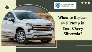 When to Replace Fuel Pump in Your Chevy Silverado