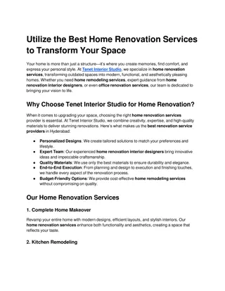 Utilize the Best Home Renovation Services to Transform Your Space (1)