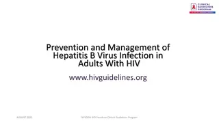 Guidelines for Preventing and Managing Hepatitis B in HIV-Positive Adults