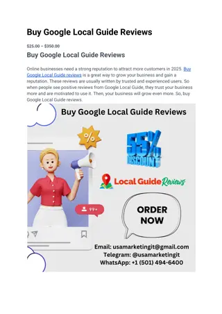 The Best Platforms to Buy Google Local Guide Reviews in 2025