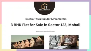 Spacious 3 BHK Flat for Sale in Sector 123, Mohali – Dream Town Builder.........