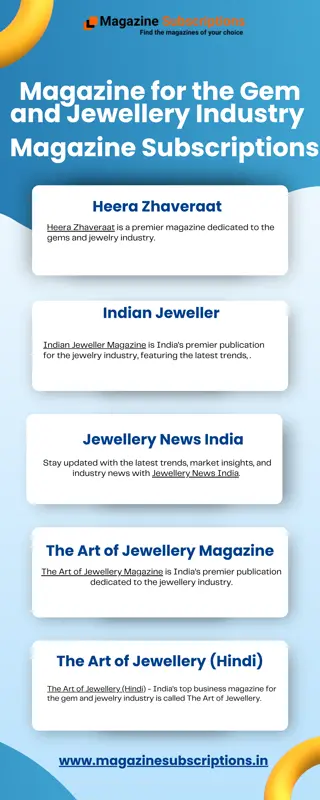 Magazine for the Gem and Jewellery Industry - Magazines Subscriptions