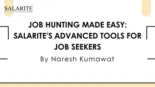 Job Hunting Made Easy: Salarite’s Advanced Tools for Job Seekers, pdf