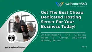 Get The Best Cheap Dedicated Hosting Server For Your Business Today!