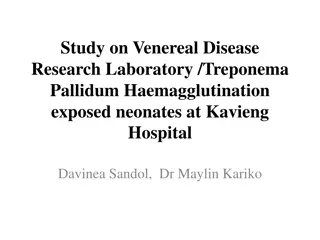 Study on Congenital Syphilis in Papua New Guinea