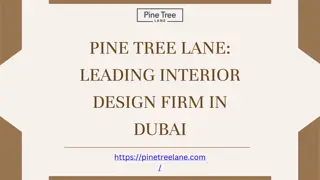 Pine Tree Lane Leading Interior Design Firm in Dubai