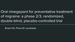 Oral Rimegepant for Preventative Treatment of Migraines: Phase 2/3 Trial