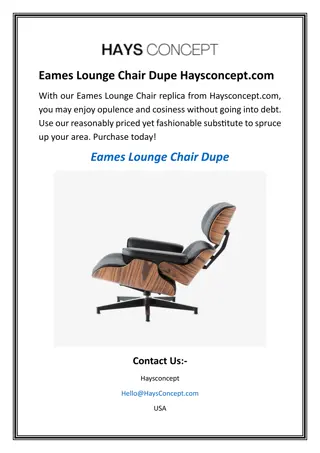 Eames Lounge Chair Dupe Haysconcept.com