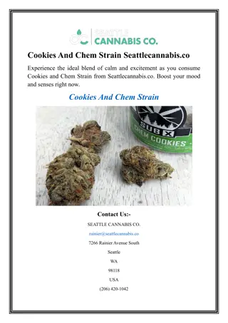 Cookies And Chem Strain Seattlecannabis.co