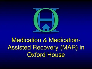 Medication in Oxford House: Addressing Controversies and Guidelines