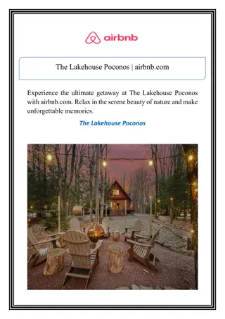 The Lakehouse Poconos | airbnb.com