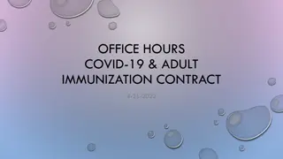 Office Hours COVID-19 & Adult Immunization Contract