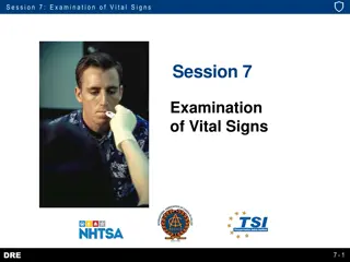 Examination of Vital Signs