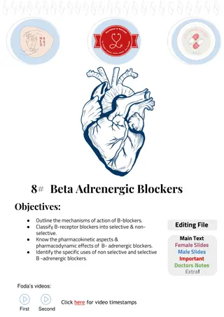 Beta Adrenergic Blockers