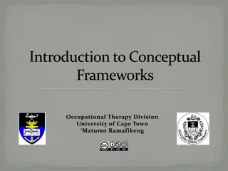 Conceptual Frameworks in Occupational Therapy Division