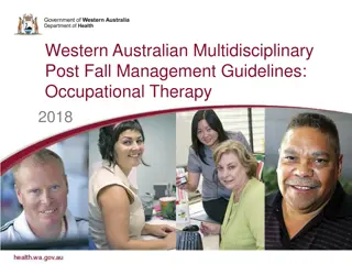 Western Australian Post Fall Management Guidelines 2018: Occupational Therapy