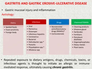 GASTRITIS AND GASTRIC EROSIVE-ULCERATIVE DISEASE