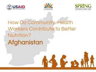 Enhancing Nutrition Through Community Health Workers in Afghanistan