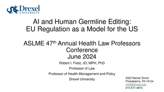 AI and Human Germline Editing: EU Regulation as a Model for US