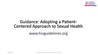 Patient-Centered Approach to Sexual Health in New York State