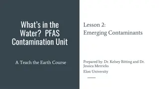 PFAS Contamination in Water: Emerging Contaminants Lesson