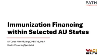 Immunization Financing Analysis in Selected AU States